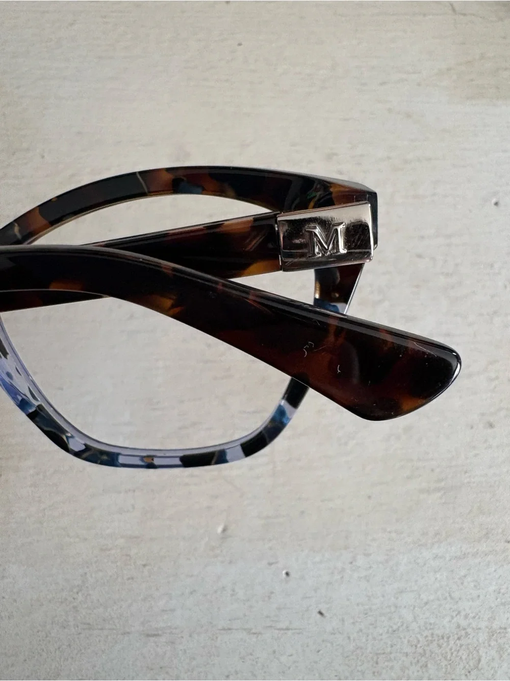 NEW Marciano by GuessWomen's Tortoiseshell Cat-Eye Eyeglass Frames- Black/Brown